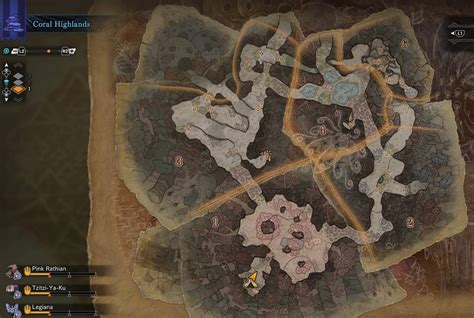 coral highlands map monster hunter.
